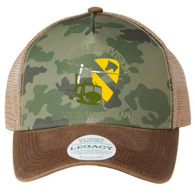 1st Cavalry Division Vietnam Veteran UH1 Gunship Veteran Day Legacy Tie Dye Trucker Hat