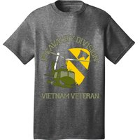 1st Cavalry Division Vietnam Veteran UH1 Gunship Veteran Day T-Shirt