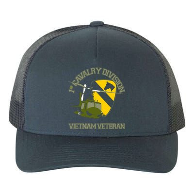 1st Cavalry Division Vietnam Veteran UH1 Gunship Veteran Day Yupoong Adult 5-Panel Trucker Hat