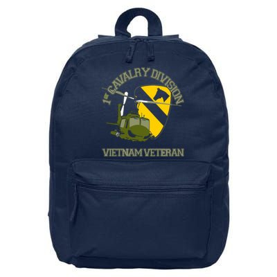 1st Cavalry Division Vietnam Veteran UH1 Gunship Veteran Day 16 in Basic Backpack