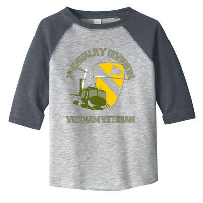 1st Cavalry Division Vietnam Veteran UH1 Gunship Veteran Day Toddler Fine Jersey T-Shirt