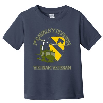 1st Cavalry Division Vietnam Veteran UH1 Gunship Veteran Day Toddler T-Shirt