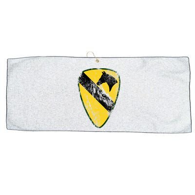 1st Cavalry Division Patch Vintage 1st Cav Large Microfiber Waffle Golf Towel