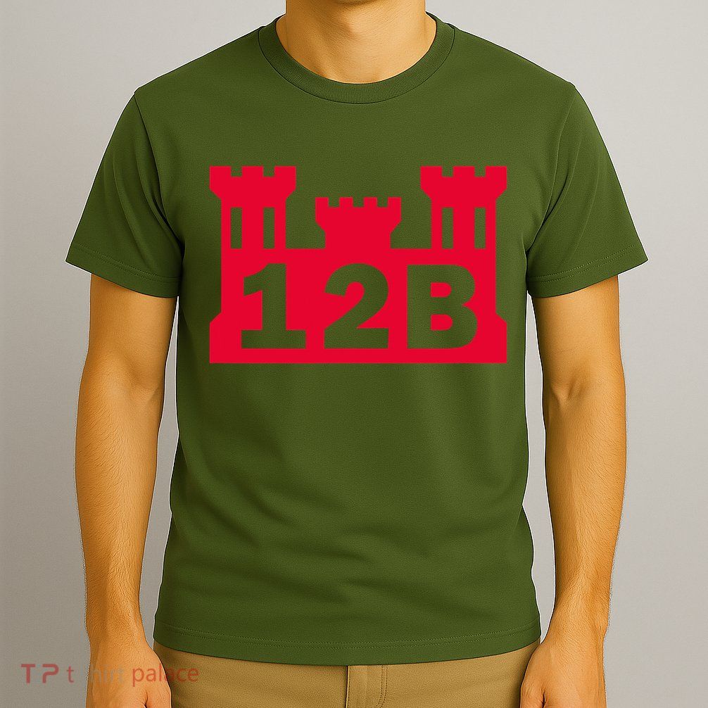 12B Combat Engineer Castle T-Shirt