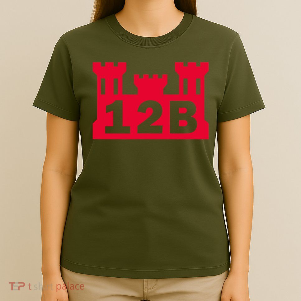 12B Combat Engineer Castle T-Shirt