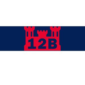 12B Combat Engineer Castle Bumper Sticker