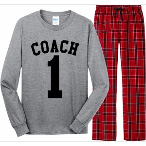 1 COACH Funny Coach Gift Long Sleeve Pajama Set