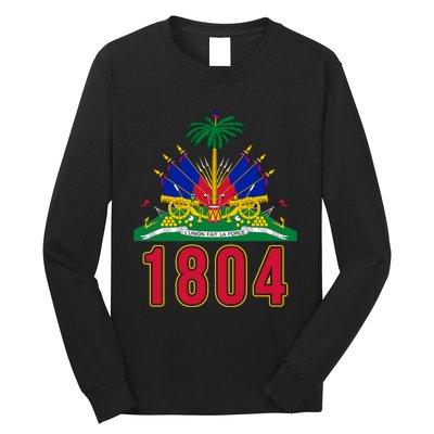 1804 Cute Haiti Year Of Independence Gift Great Gift Long Sleeve Shirt