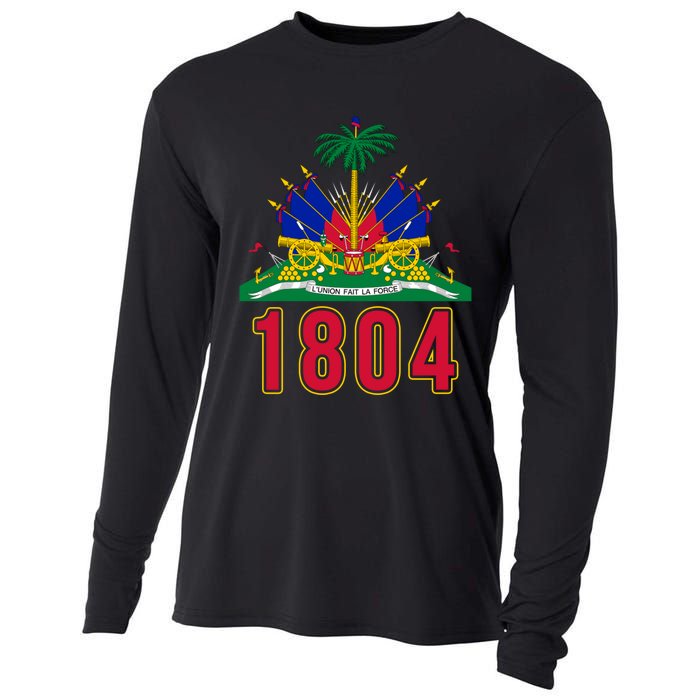 1804 Cute Haiti Year Of Independence Gift Great Gift Cooling Performance Long Sleeve Crew