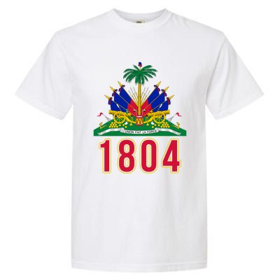 1804 Cute Haiti Year Of Independence Gift Great Gift Garment-Dyed Heavyweight T-Shirt