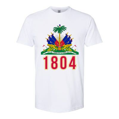 1804 Cute Haiti Year Of Independence Gift Great Gift Softstyle CVC T-Shirt