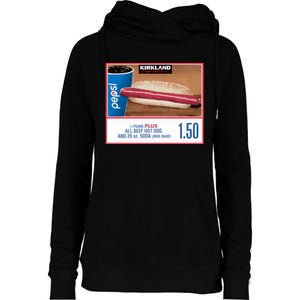 150 Costco Hot Dog Soda Combo With Womens Funnel Neck Pullover Hood