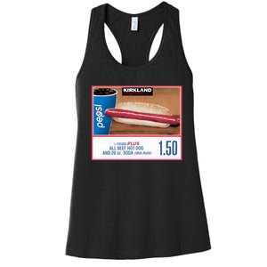 150 Costco Hot Dog Soda Combo With Women's Racerback Tank