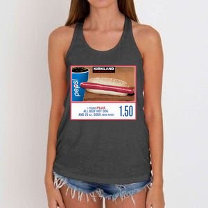 150 Costco Hot Dog Soda Combo With Women's Knotted Racerback Tank