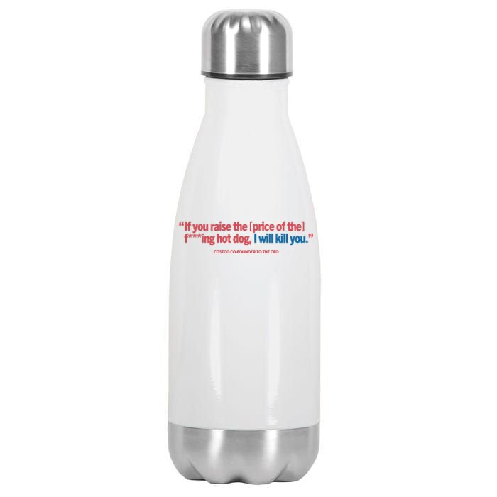 150 Costco Hot Dog Soda Combo With Stainless Steel Insulated Water Bottle