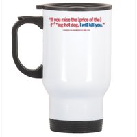 150 Costco Hot Dog Soda Combo With Stainless Steel Travel Mug