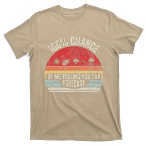 100 Chance Of Me Telling You The Forecast T-Shirt