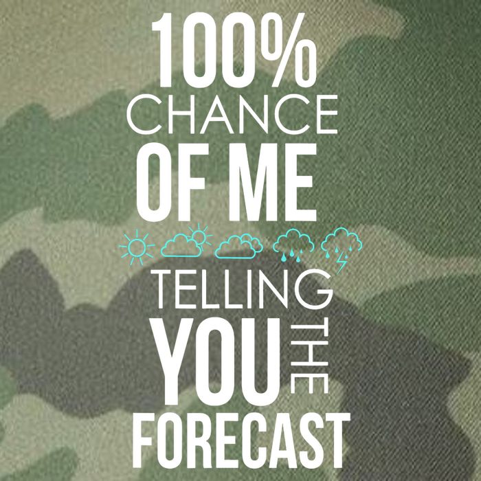 100% Chance Of Me Telling You The Forecast Weather Legacy Tie Dye Trucker Hat