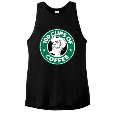 100 Cups Of Coffee Ladies PosiCharge Tri-Blend Wicking Tank