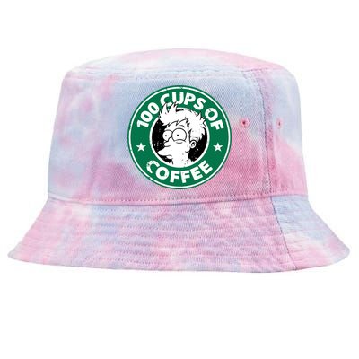 100 Cups Of Coffee Tie-Dyed Bucket Hat