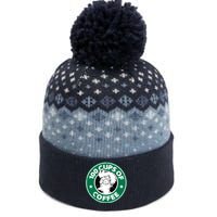 100 Cups Of Coffee The Baniff Cuffed Pom Beanie