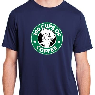 100 Cups Of Coffee Adult ChromaSoft Performance T-Shirt