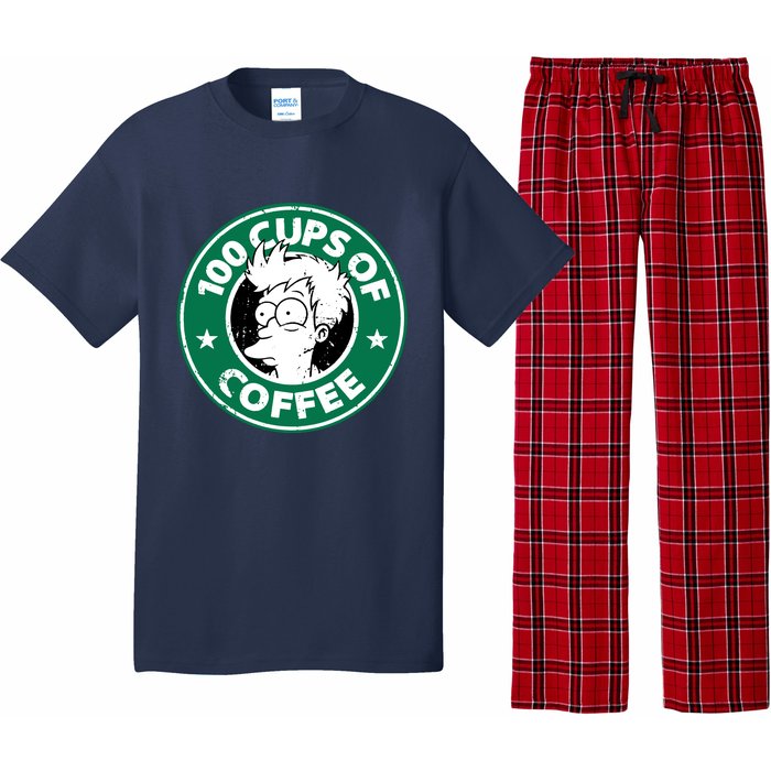 100 Cups Of Coffee Pajama Set