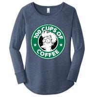 100 Cups Of Coffee Women's Perfect Tri Tunic Long Sleeve Shirt