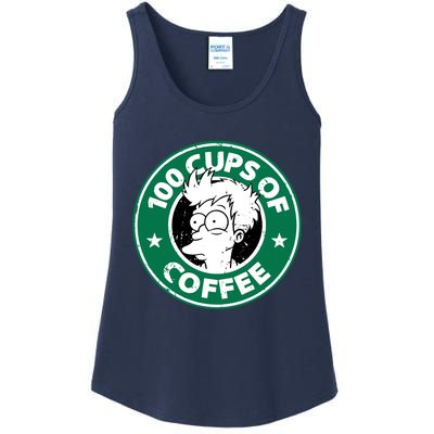 100 Cups Of Coffee Ladies Essential Tank