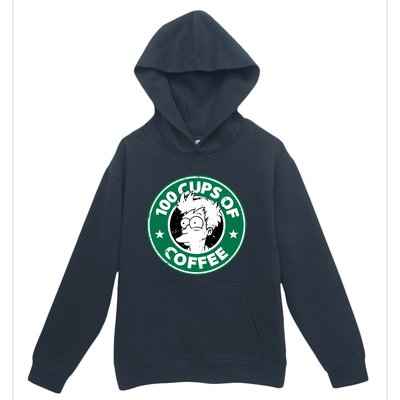 100 Cups Of Coffee Urban Pullover Hoodie