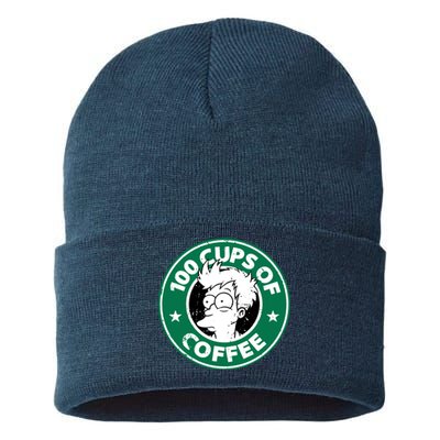 100 Cups Of Coffee Sustainable Knit Beanie