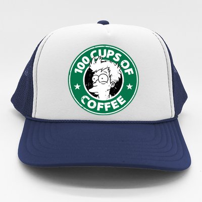 100 Cups Of Coffee Trucker Hat