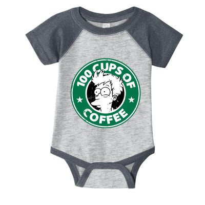 100 Cups Of Coffee Infant Baby Jersey Bodysuit