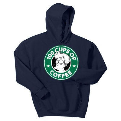 100 Cups Of Coffee Kids Hoodie