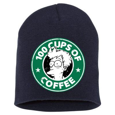 100 Cups Of Coffee Short Acrylic Beanie