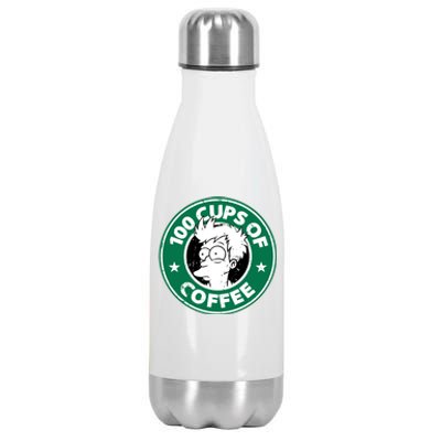 100 Cups Of Coffee Stainless Steel Insulated Water Bottle