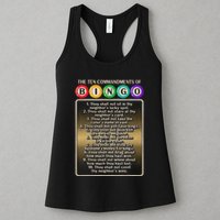 10 Commandments Of Bingo Bingo Player Womens Tank Top
