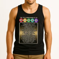 10 Commandments Of Bingo Bingo Player Tank Top