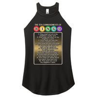 10 Commandments Of Bingo Bingo Player Women's Perfect Tri Rocker Tank