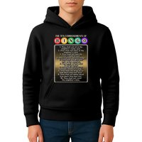 10 Commandments Of Bingo Bingo Player Kids Hoodie