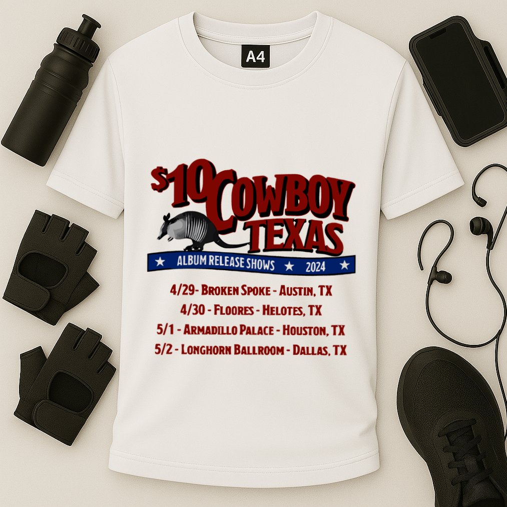 $10 Cowboy Release Charley Crockett Cooling Performance Crew T-Shirt