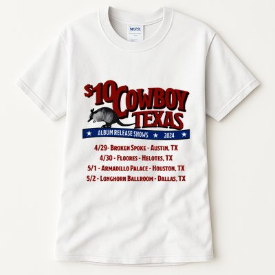 $10 Cowboy Release Charley Crockett Tall T-Shirt