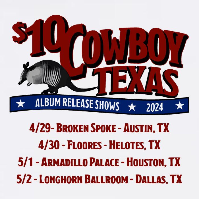 $10 Cowboy Release Charley Crockett Tall T-Shirt