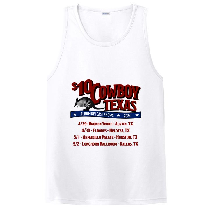 $10 Cowboy Release Charley Crockett PosiCharge Competitor Tank