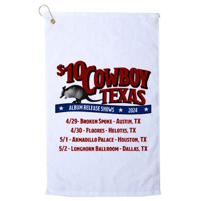 $10 Cowboy Release Charley Crockett Golf Towel