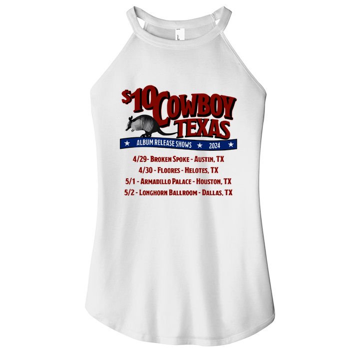 $10 Cowboy Release Charley Crockett Women's Perfect Tri Rocker Tank