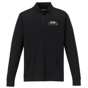 1950s Classic Truck Design Performance Long Sleeve Polo