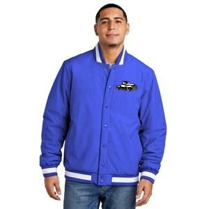 1950s Classic Truck Design Insulated Varsity Jacket