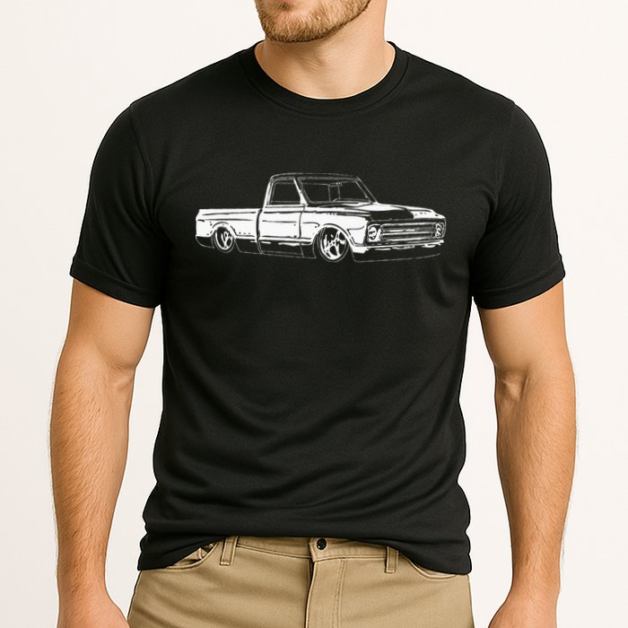 1967 C10 Truck C10 Truck Custom 10  Cooling Performance Crew T-Shirt
