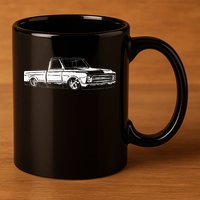 1967 C10 Truck C10 Truck Custom 10  11oz C Handle Ceramic Mug